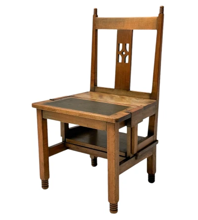 Jac. van den Bosch 't Binnenhuis Art Deco Library Chair or Library Steps, 1916